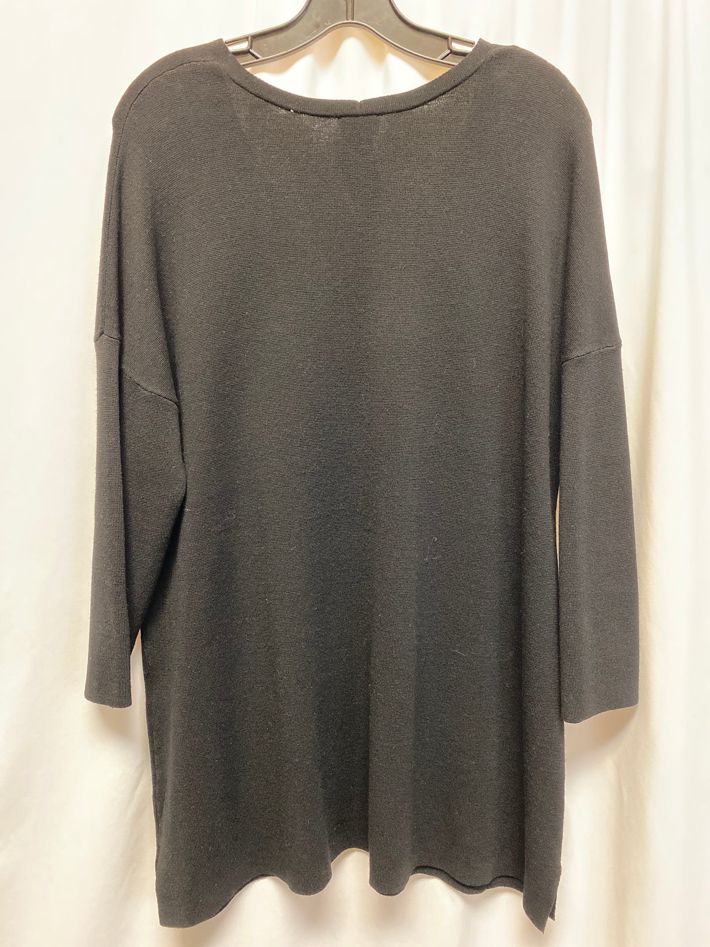 Sweater By Chicos In Black, Size: L