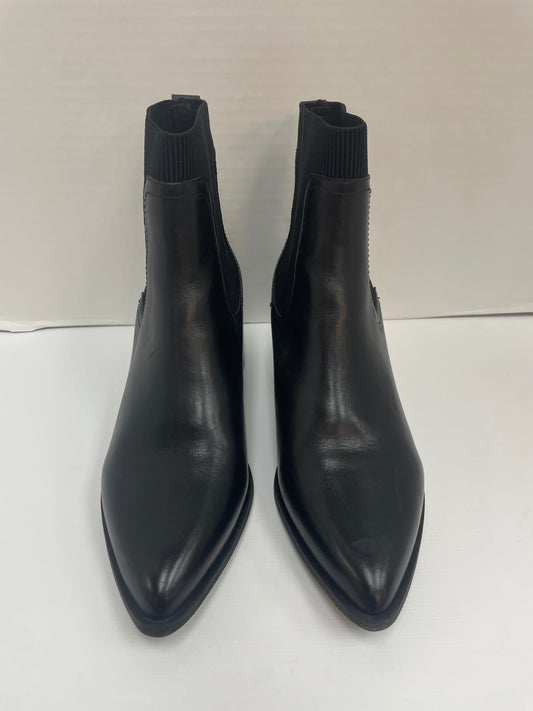 Boots Ankle Heels By Chelsea And Violet In Black, Size: 9.5