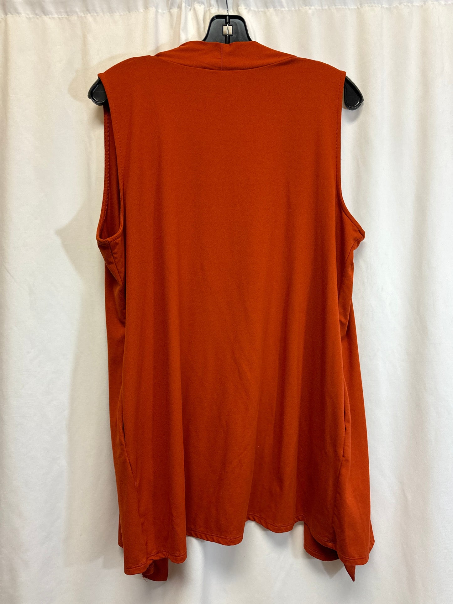 Cardigan By Zenana Outfitters In Orange, Size: 1x