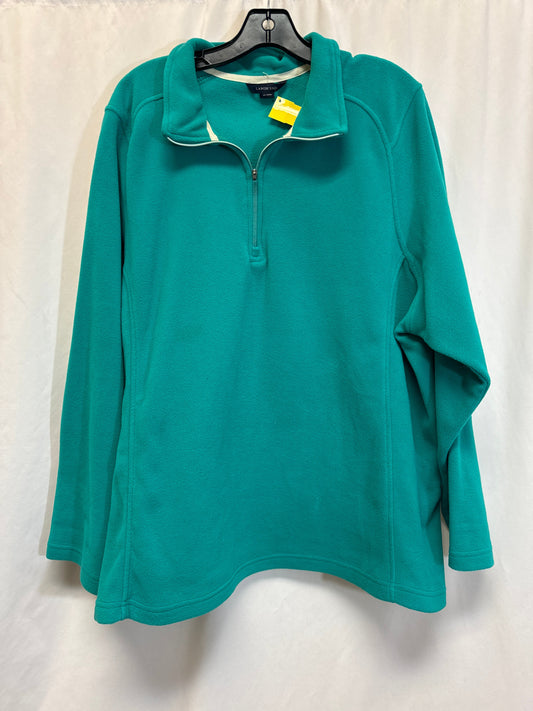 Jacket Other By Lands End In Green, Size: 2x