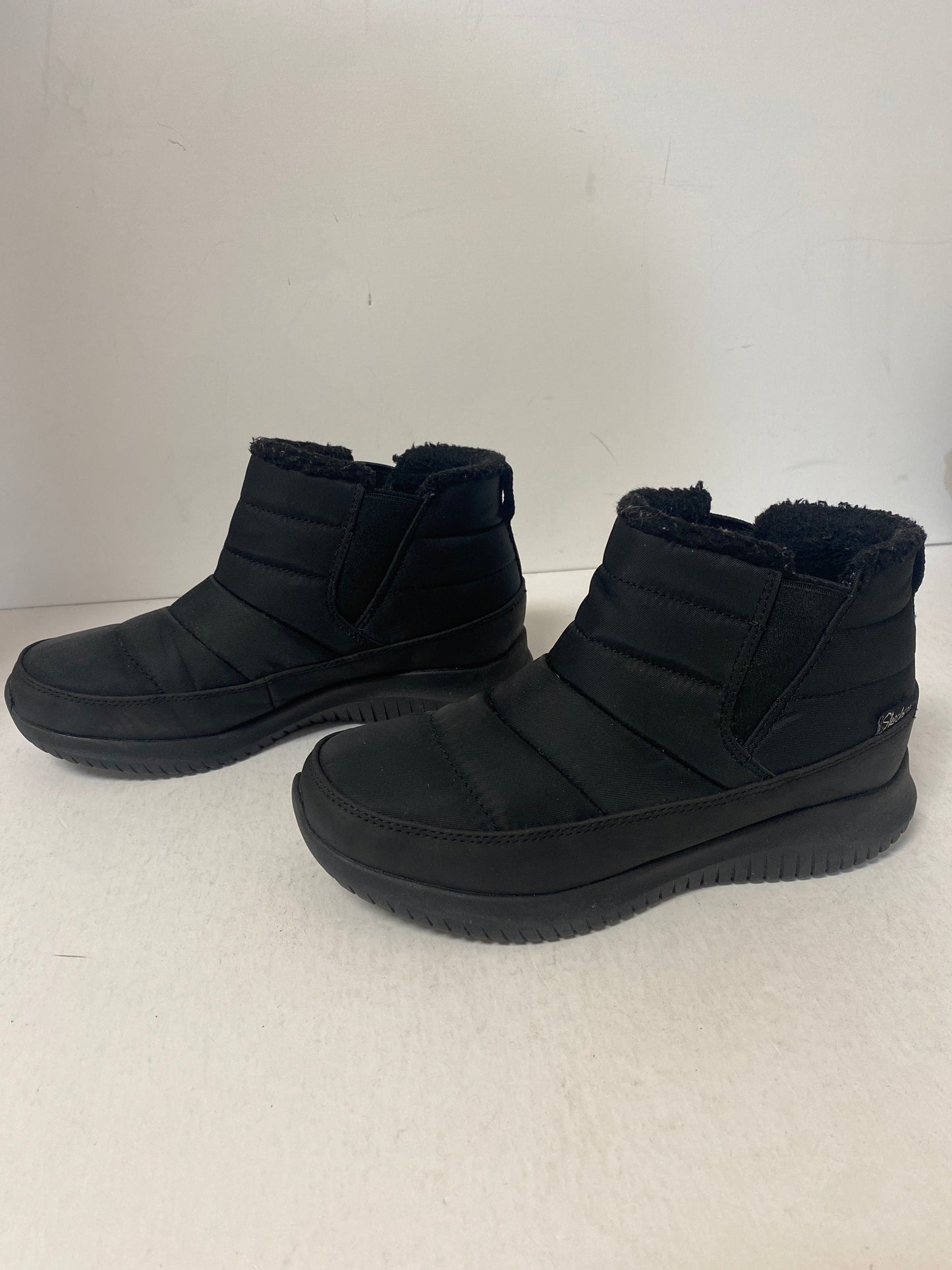 Boots Snow By Skechers In Black, Size: 6.5