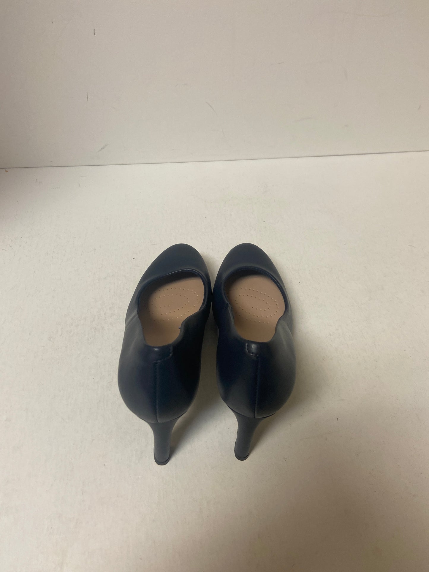 Shoes Heels Block By Clarks In Navy, Size: 8.5