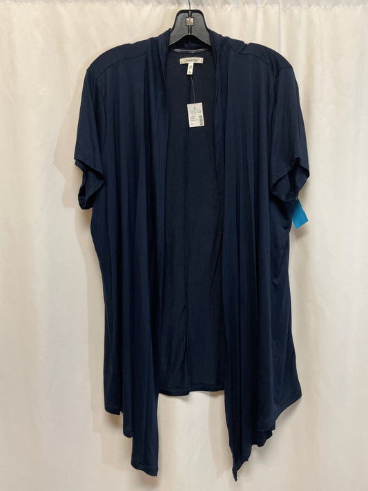 Cardigan By Maurices In Navy, Size: 3x