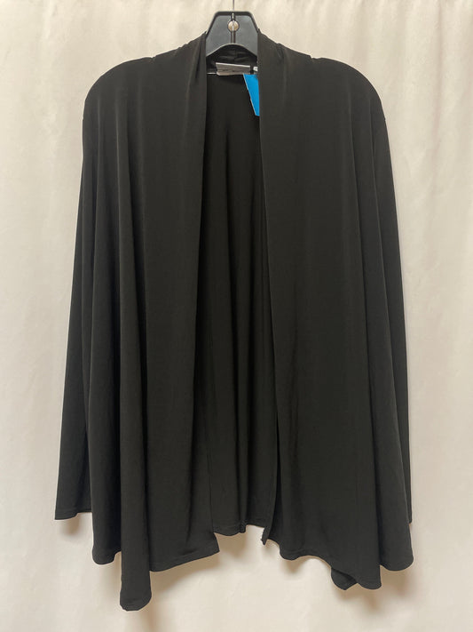 Cardigan By Susan Graver In Black, Size: L