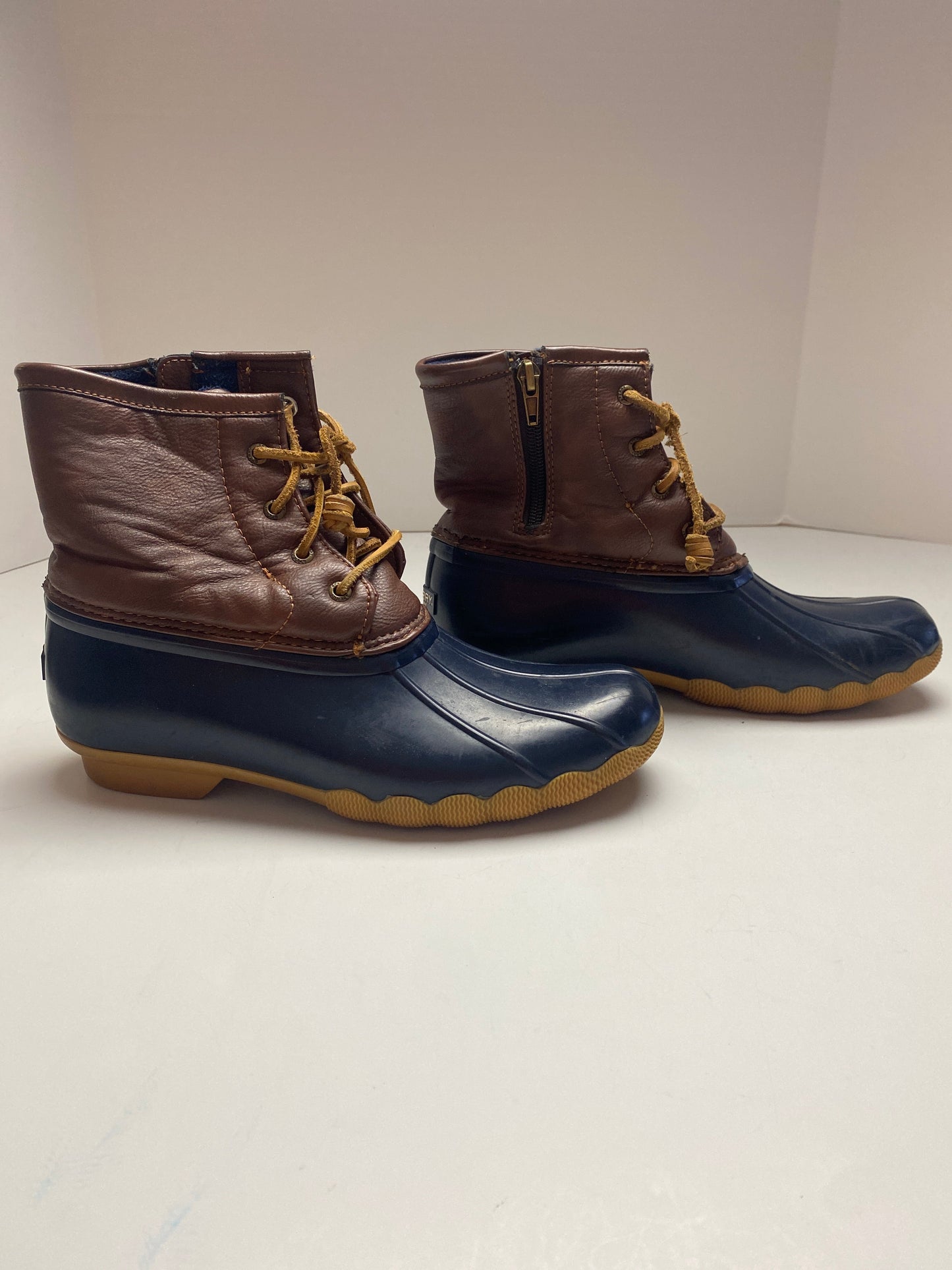 Boots Rain By Sperry In Navy, Size: 6