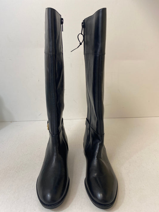 Boots Knee Flats By Ralph Lauren In Black, Size: 5