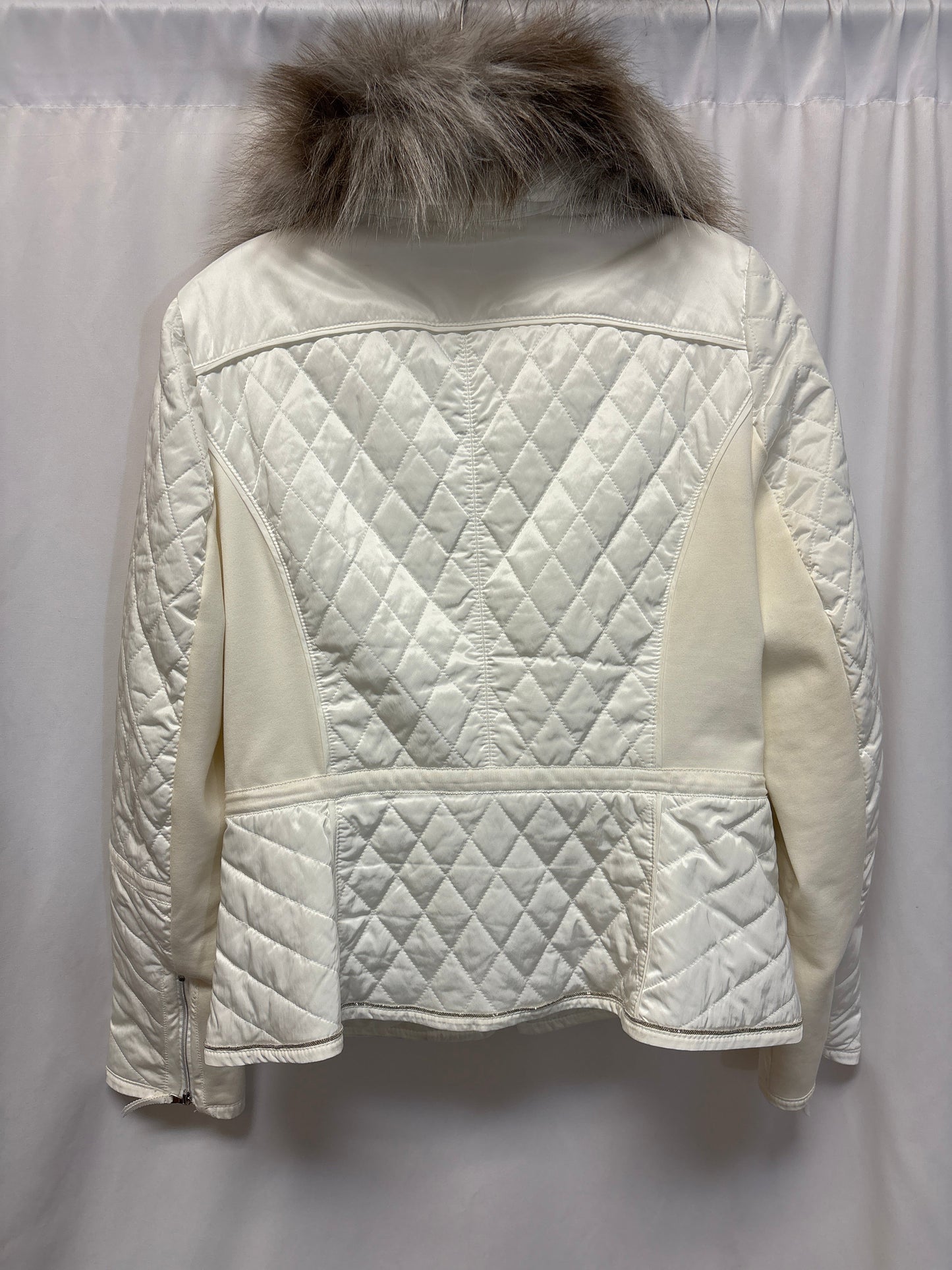 Coat Puffer & Quilted By White House Black Market In White, Size: M