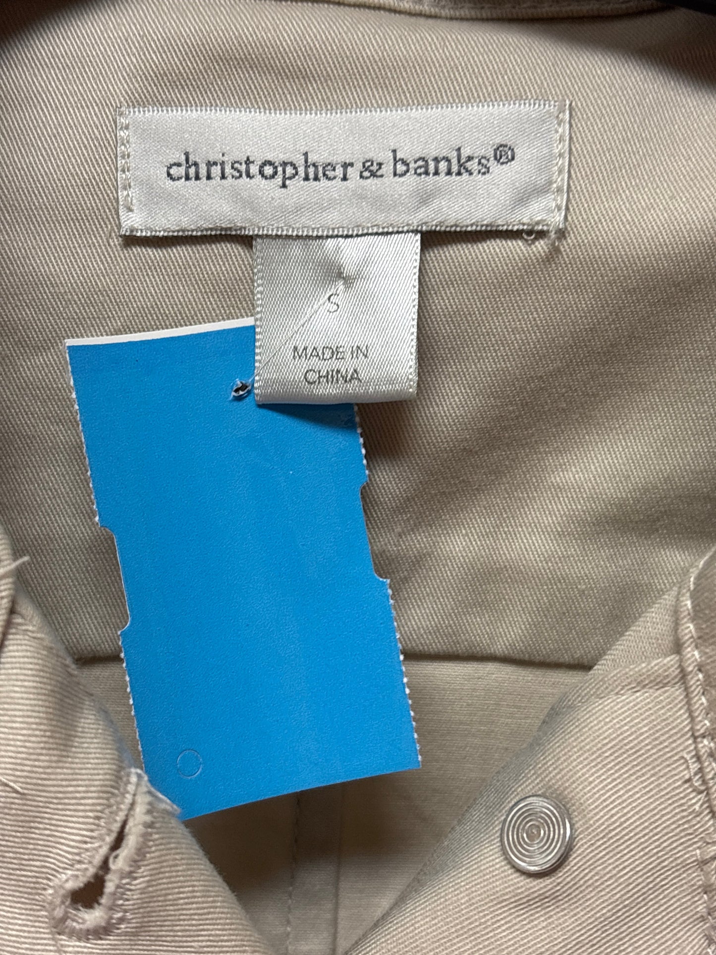 Jacket Other By Christopher And Banks In Tan, Size: S