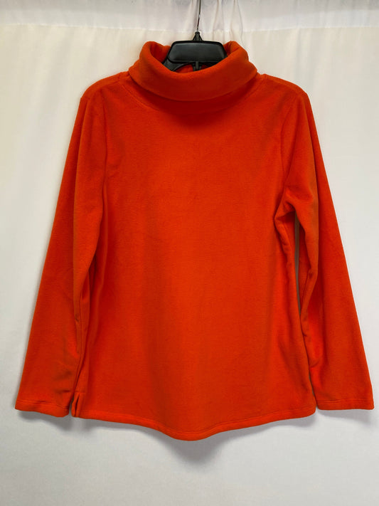 Top Long Sleeve Fleece Pullover By Talbots  Size: M