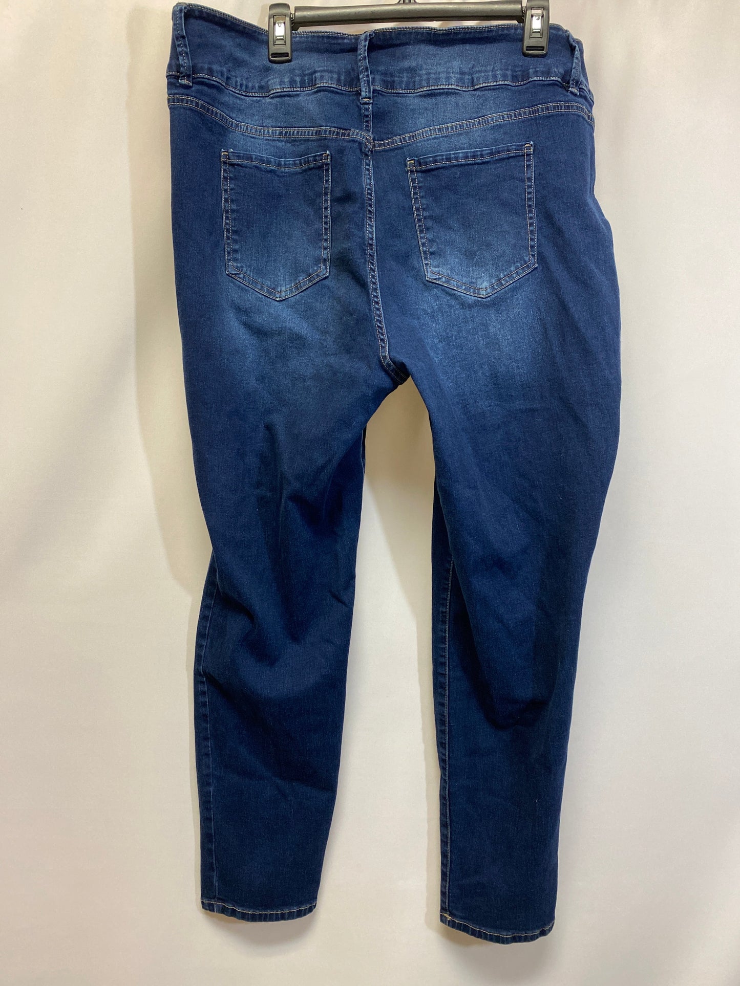 Blue Denim Jeans Skinny Royalty, Size 18w