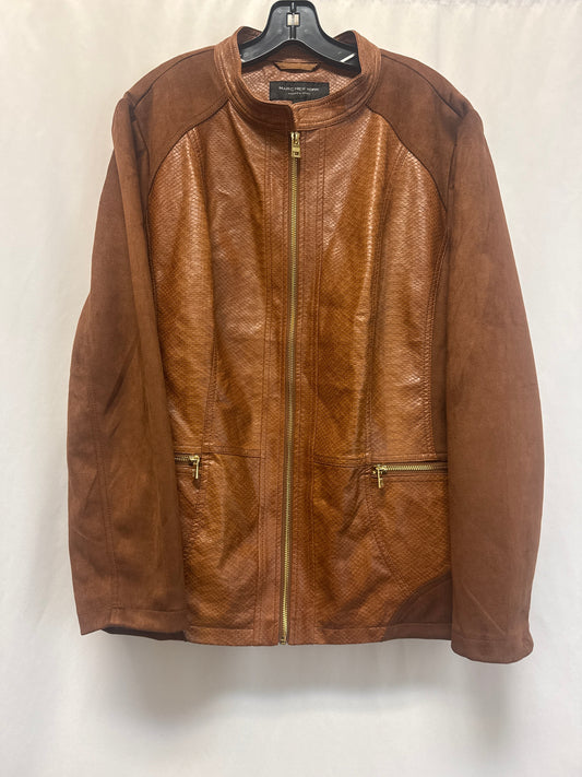 Jacket Other By Marc New York In Brown, Size: 3x