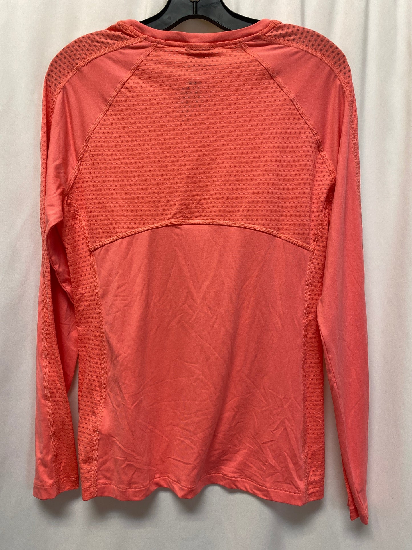 Athletic Top Long Sleeve Collar By Columbia In Pink, Size: M