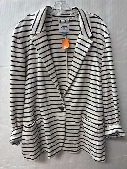 Blazer By Old Navy In Black & White, Size: Xxl