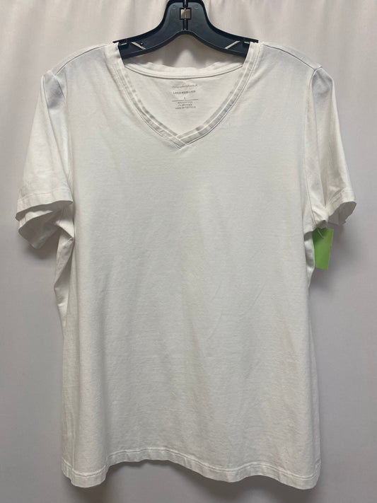 Top Short Sleeve By Christopher And Banks  Size: L