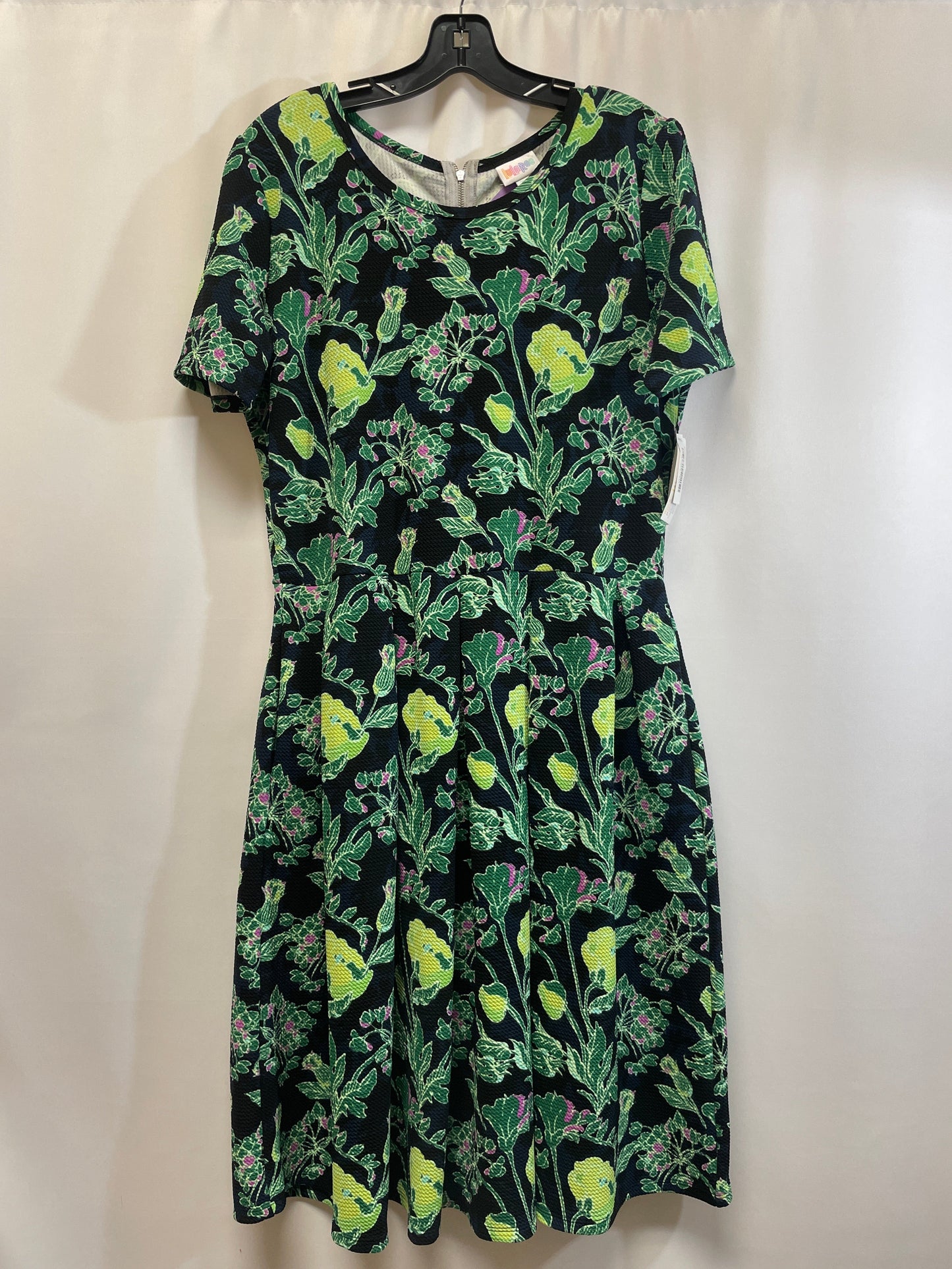 Green Dress Casual Midi Lularoe, Size 2x