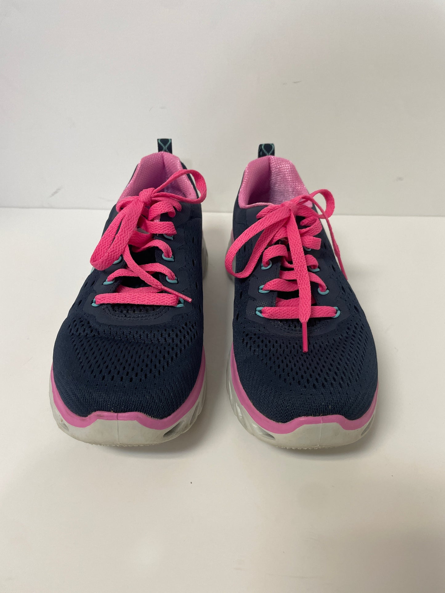 Navy Shoes Athletic Skechers, Size 7.5