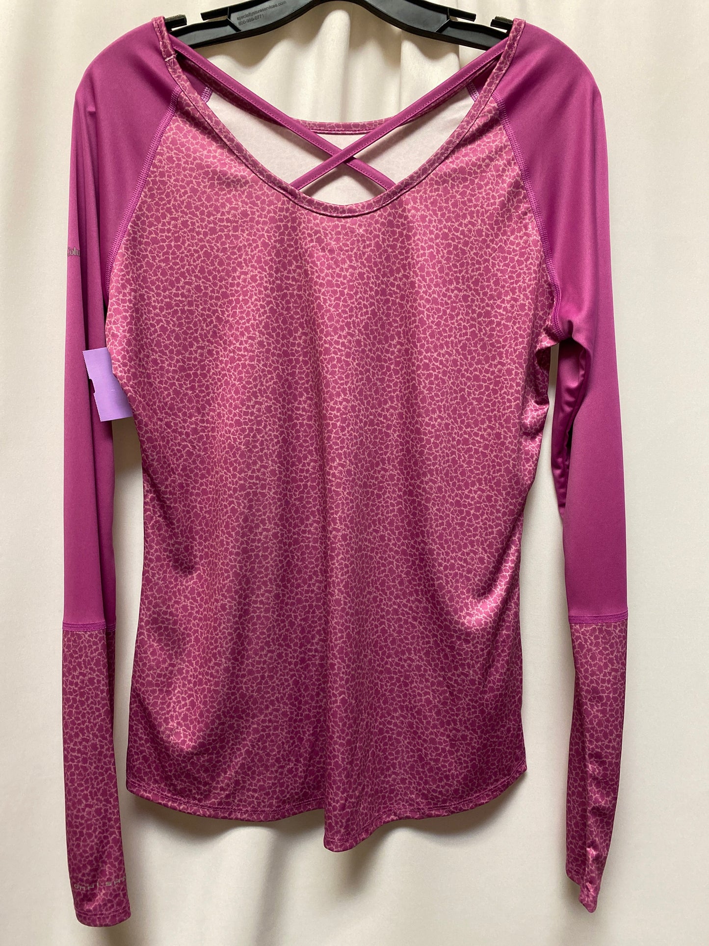 Pink Top Long Sleeve Columbia, Size M