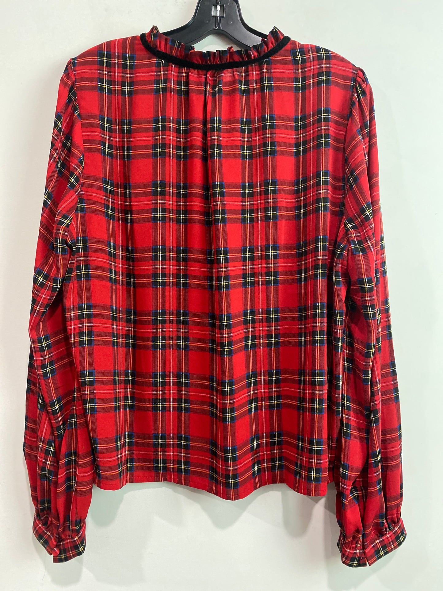 Red Top Long Sleeve J. Crew, Size L