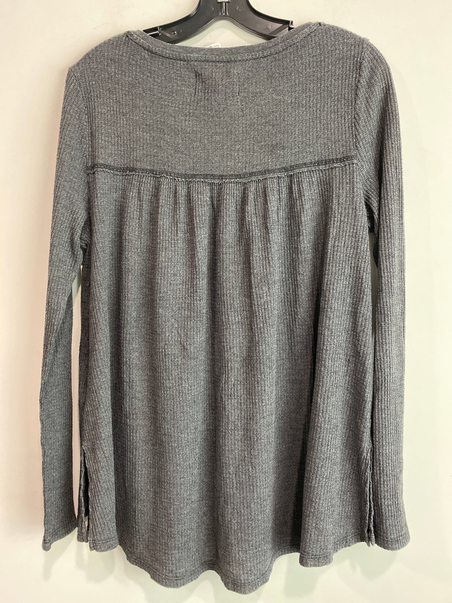 Grey Top Long Sleeve Lucky Brand, Size L