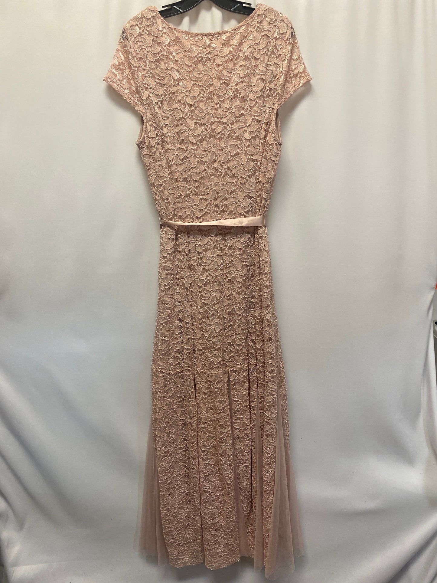 Pink Dress Party Long Clothes Mentor, Size 2x