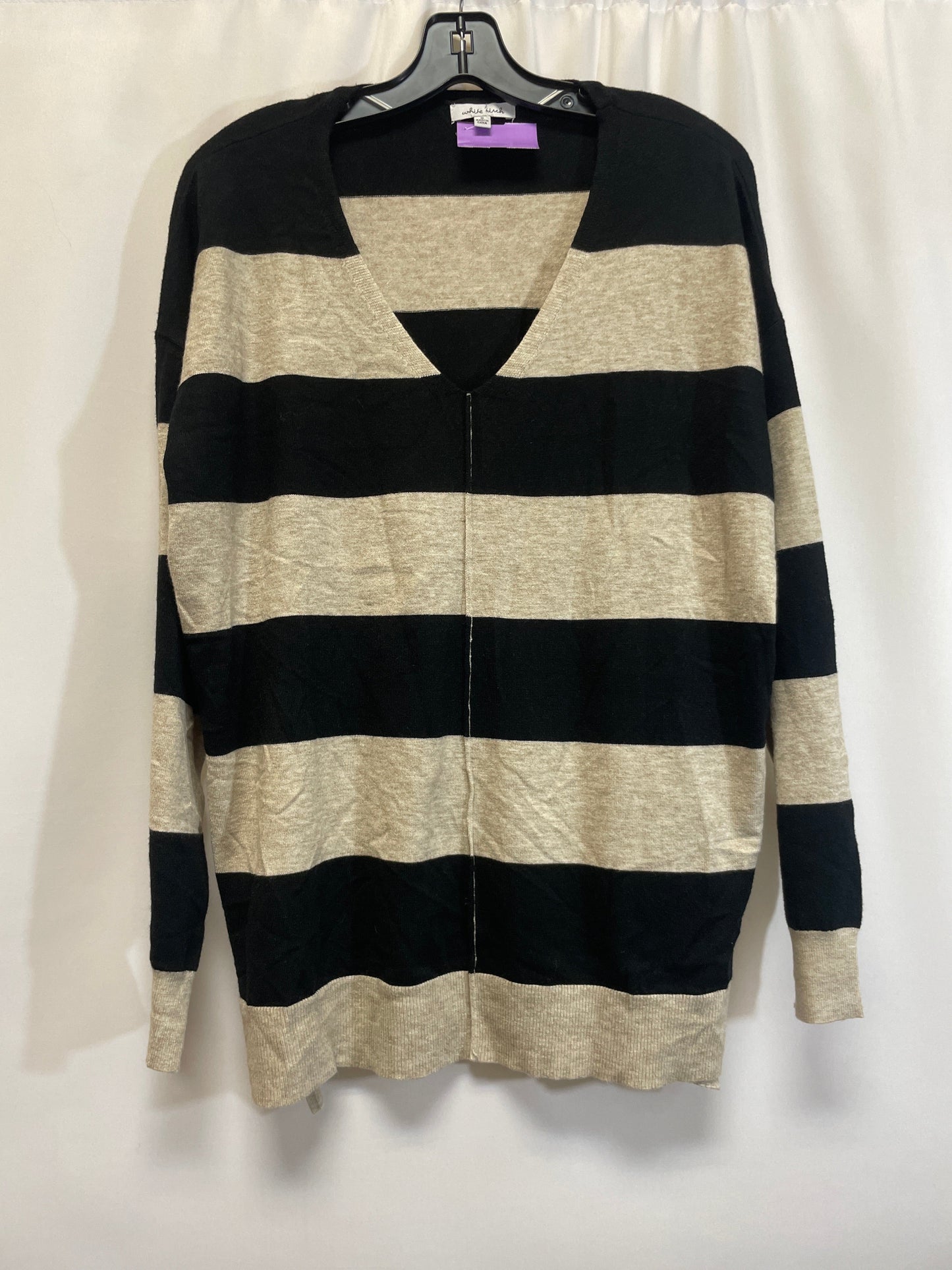 Black & Brown Top Long Sleeve White Birch, Size S