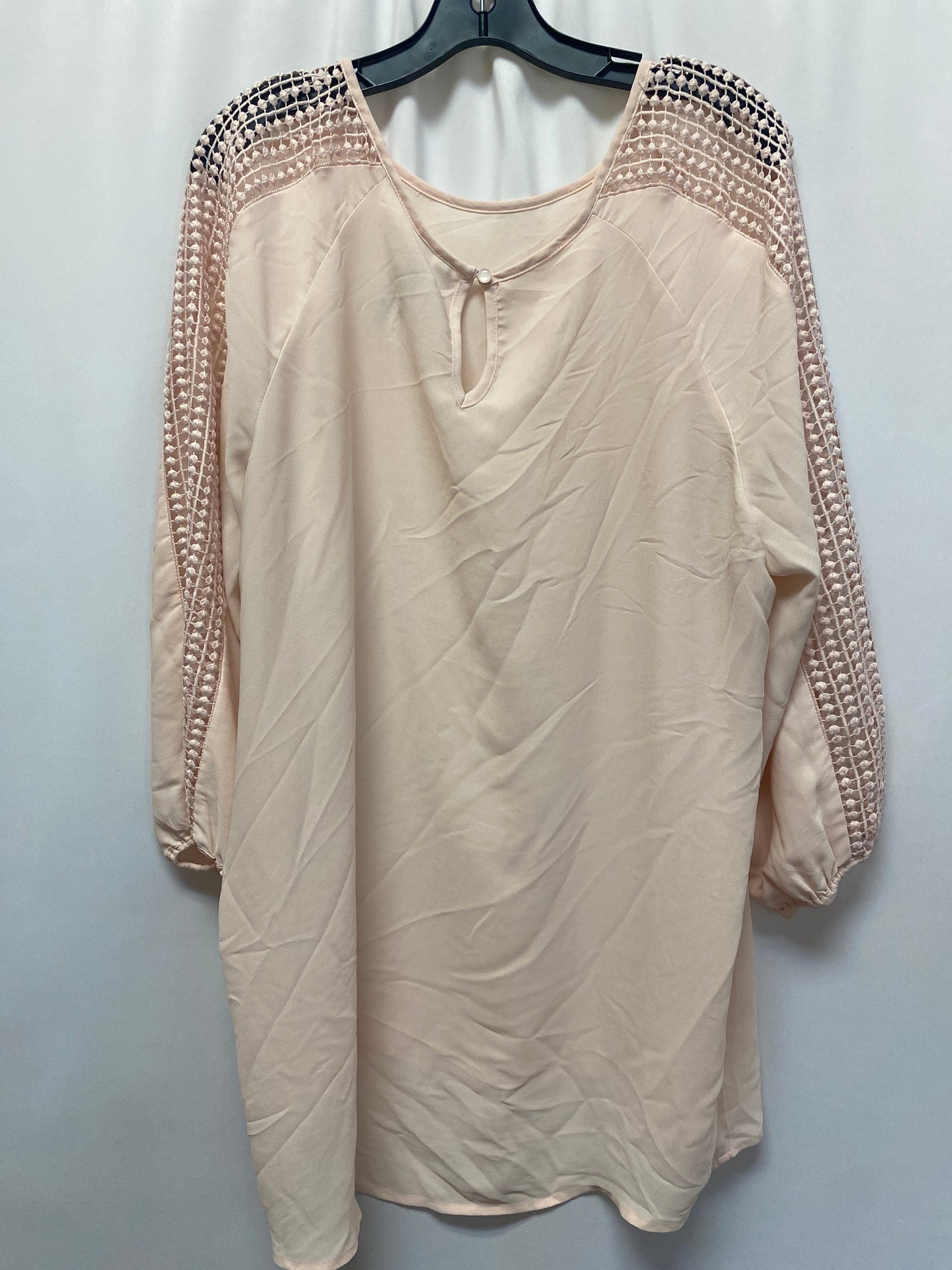 Peach Top Long Sleeve Cato, Size 3x