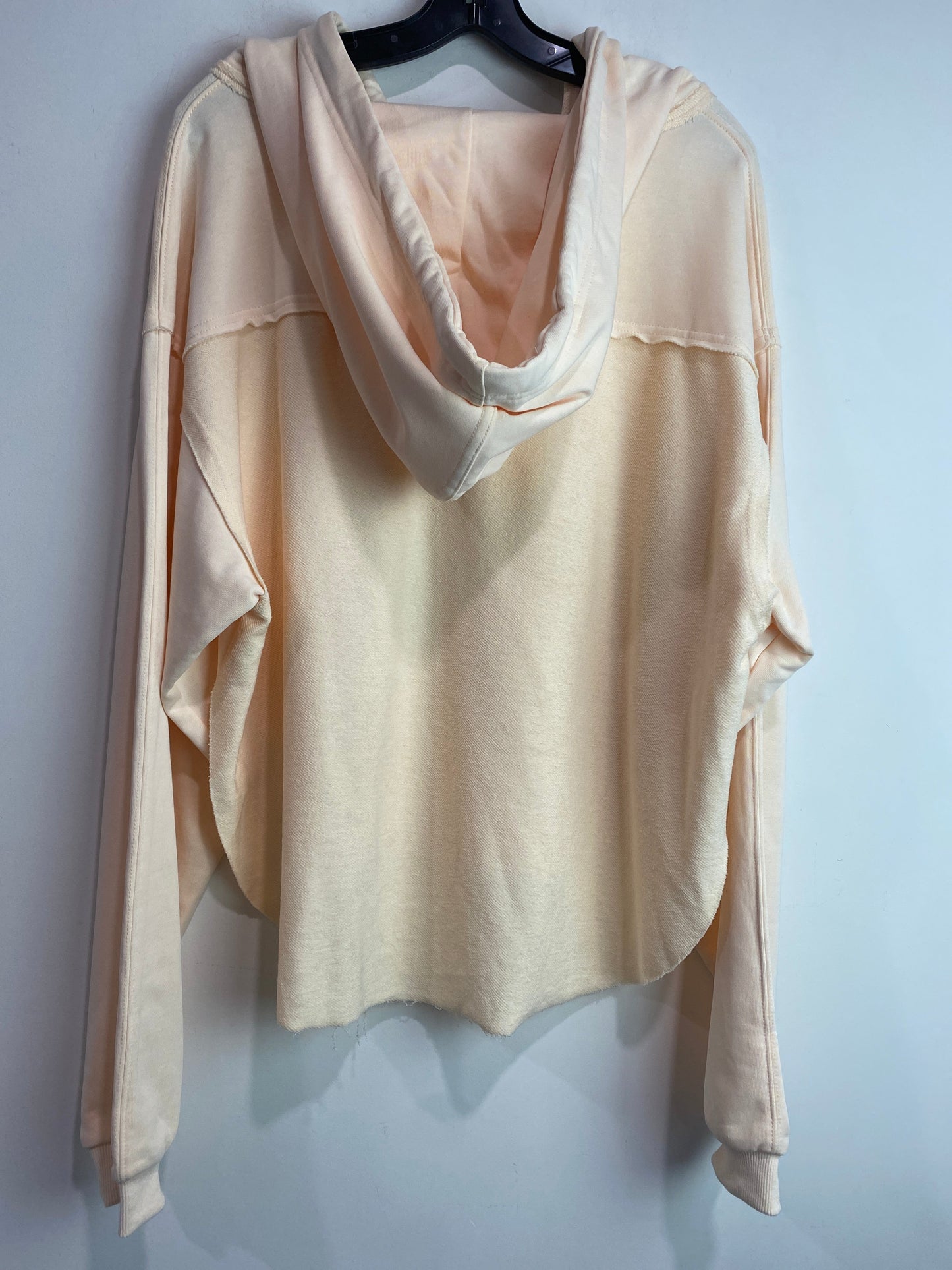 Sweatshirt Hoodie By Davi & Dani In Cream, Size: 1x