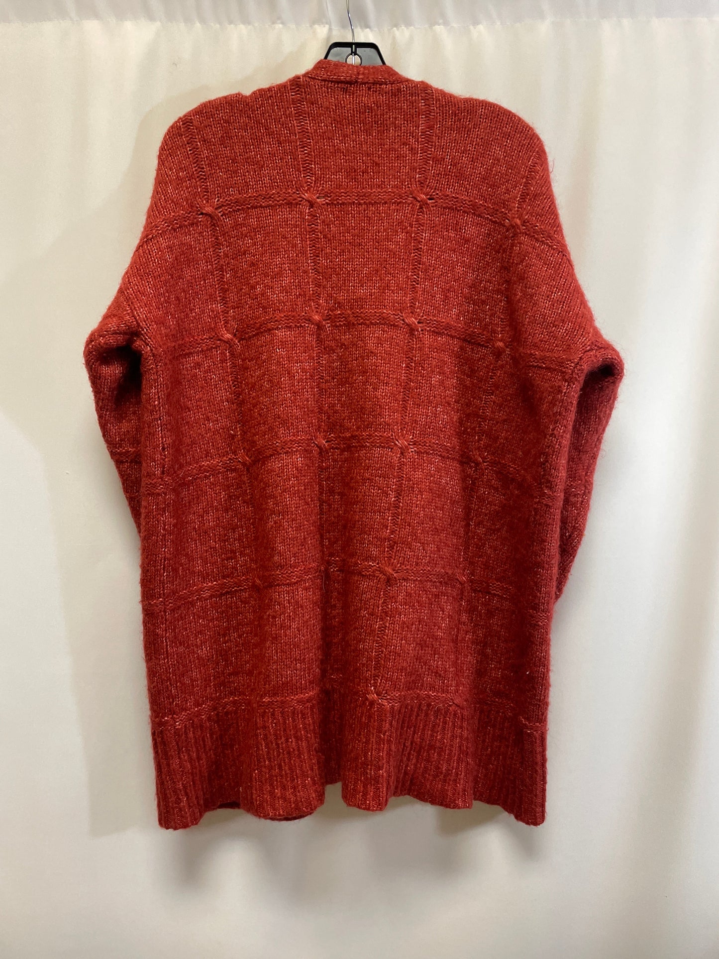 Sweater Cardigan By A New Day In Red, Size: L