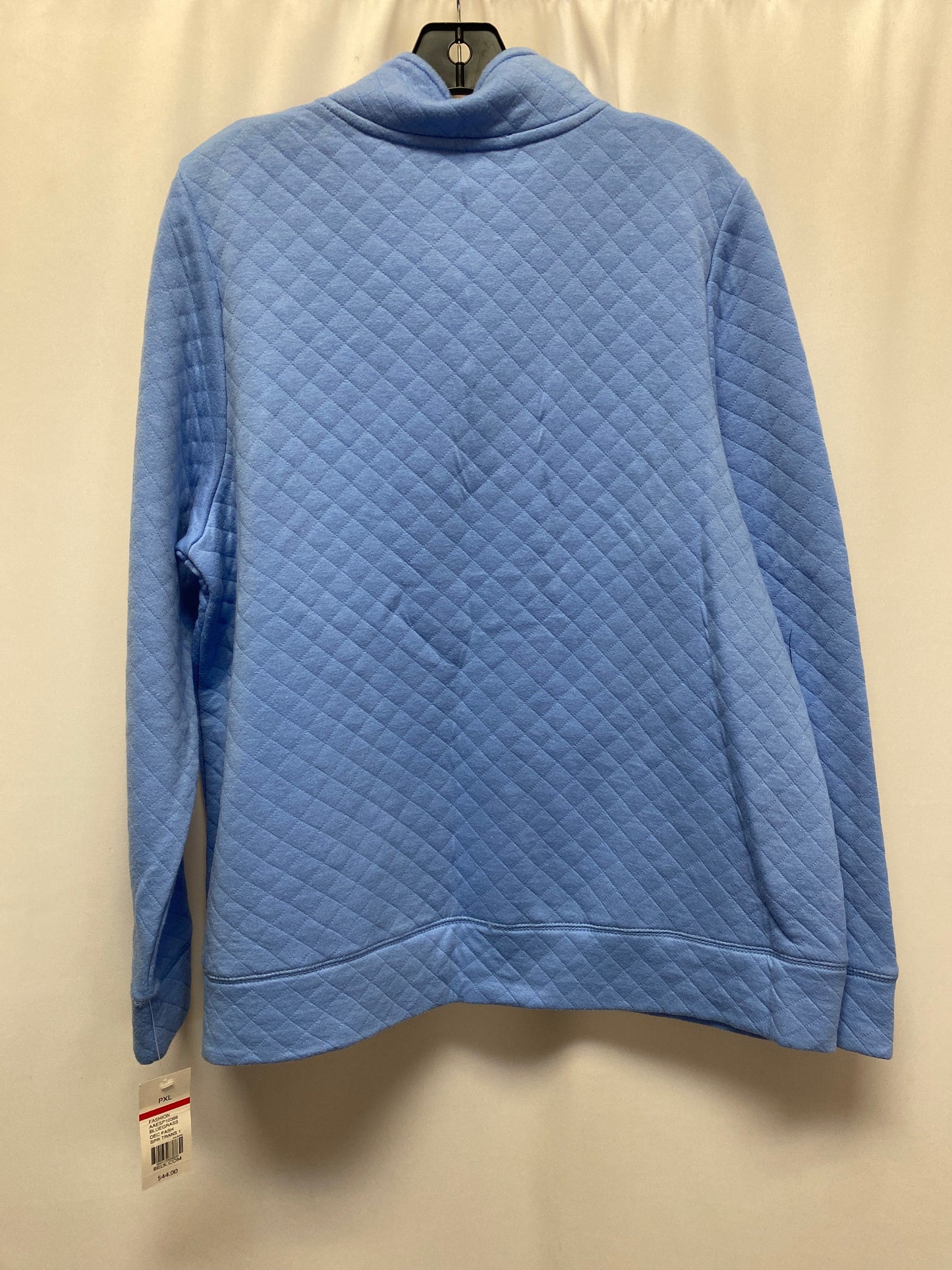 Top Long Sleeve By Kim Rogers In Blue, Size: Petite   Xl