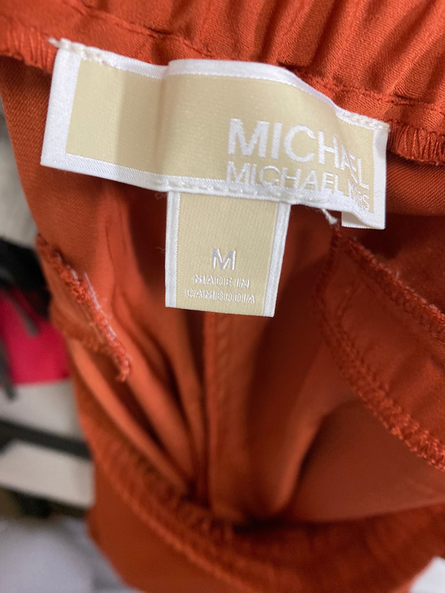 Pants Designer By Michael By Michael Kors In Orange, Size: M