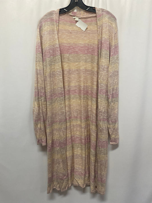 Cardigan By Cato In Pink, Size: 3x