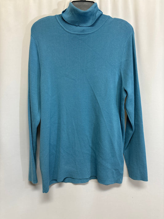 Sweater By Chicos In Blue, Size: L