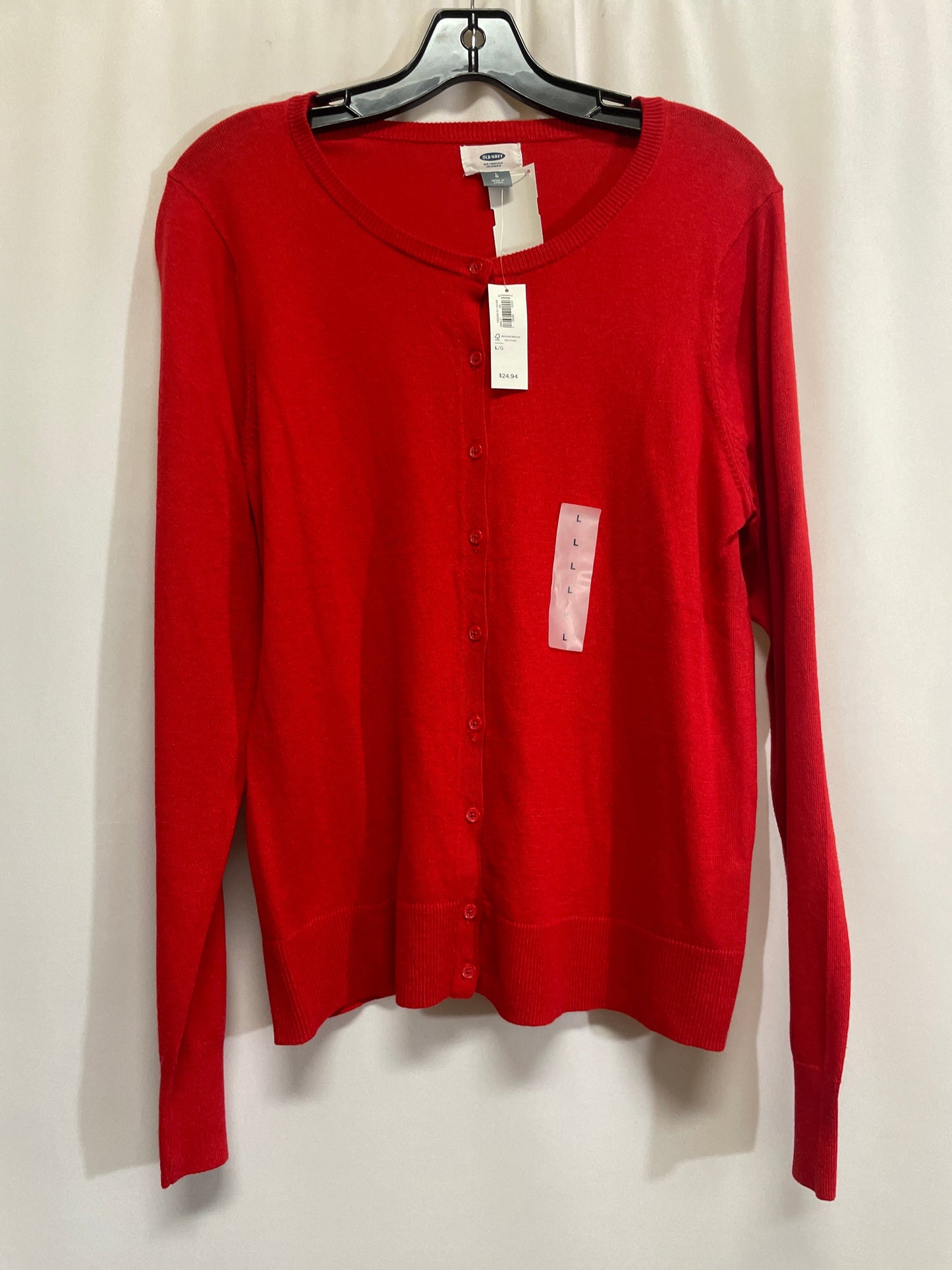 Cardigan By Old Navy In Red, Size: L