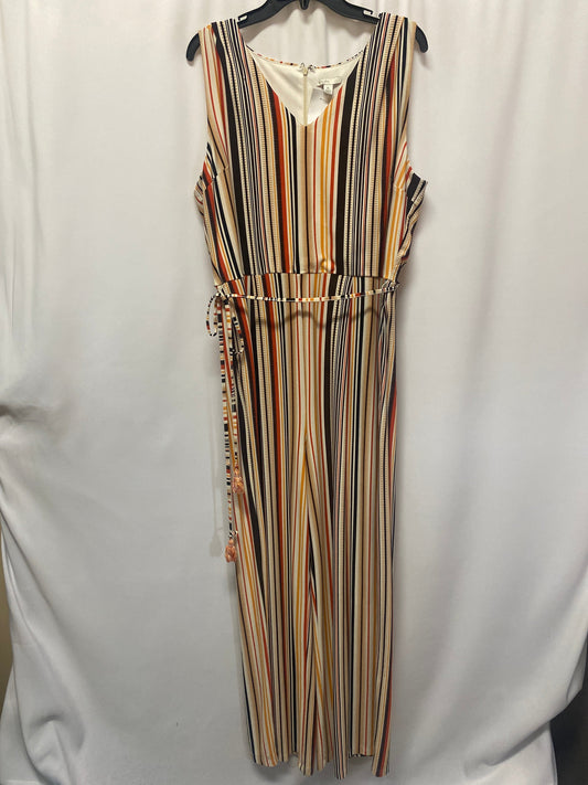 Jumpsuit By Cato In Orange, Size: Xl