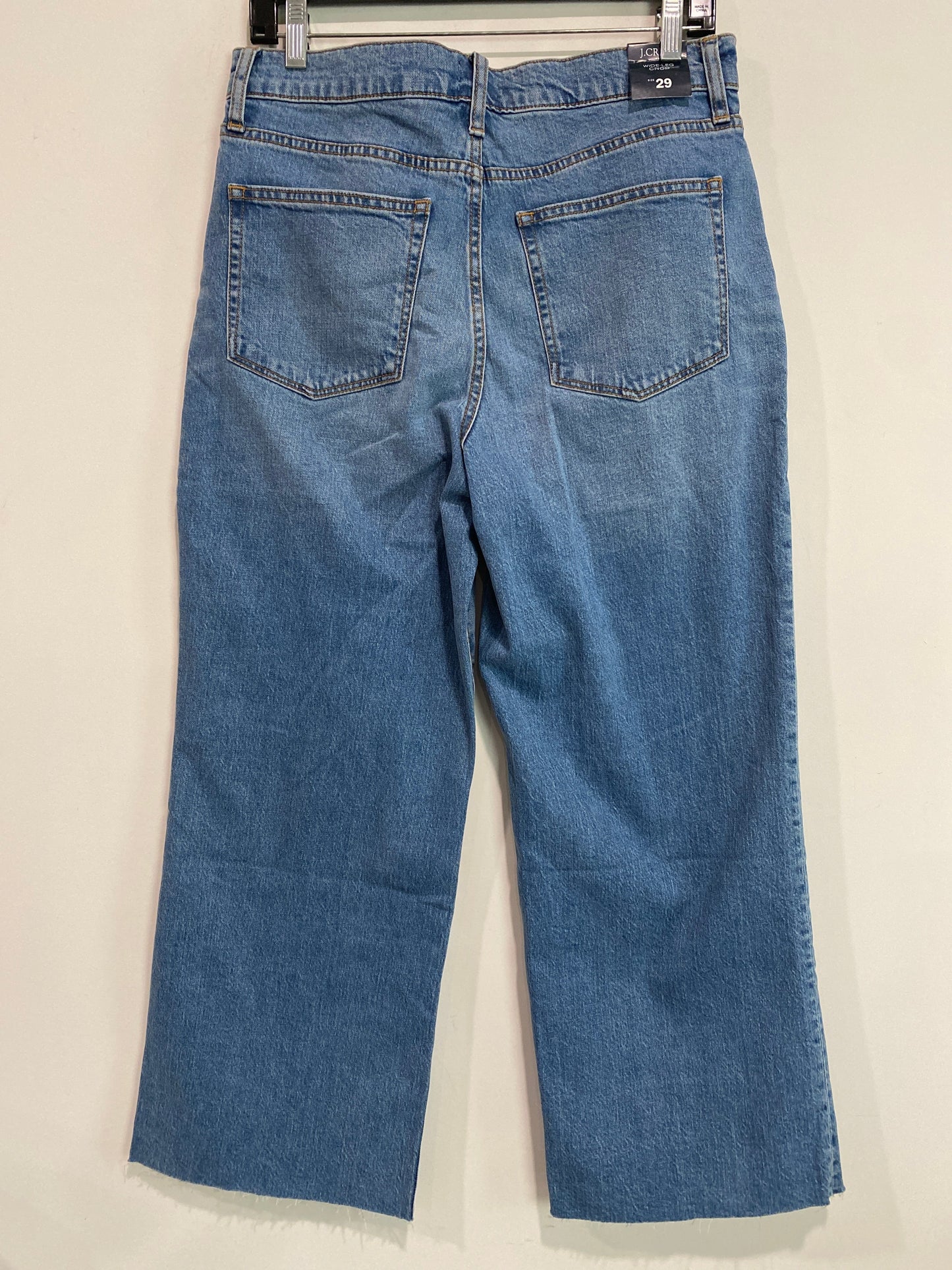 Jeans Wide Leg By J. Crew In Blue Denim, Size: 8