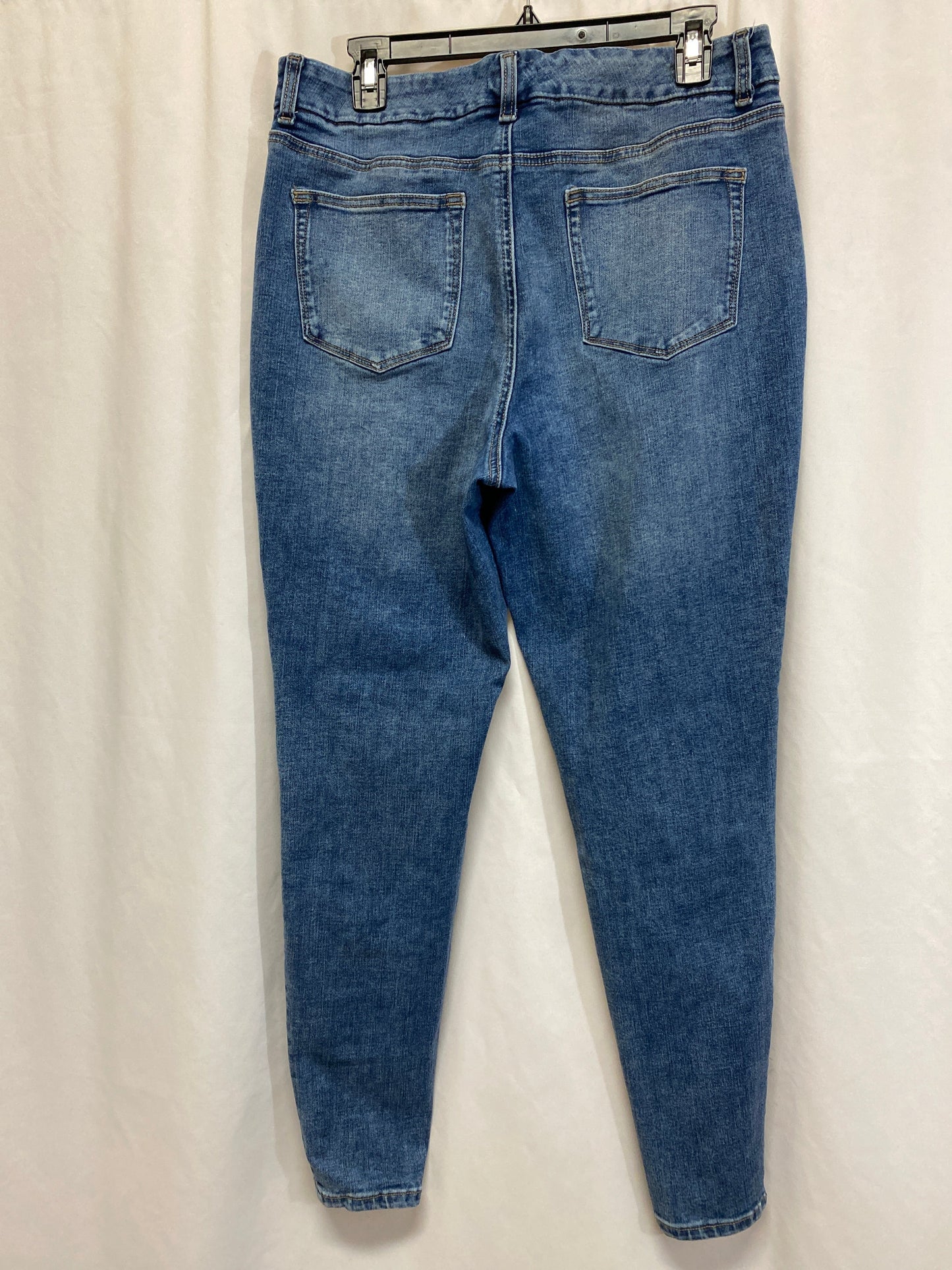 Jeans Skinny By Maurices In Blue Denim, Size: L