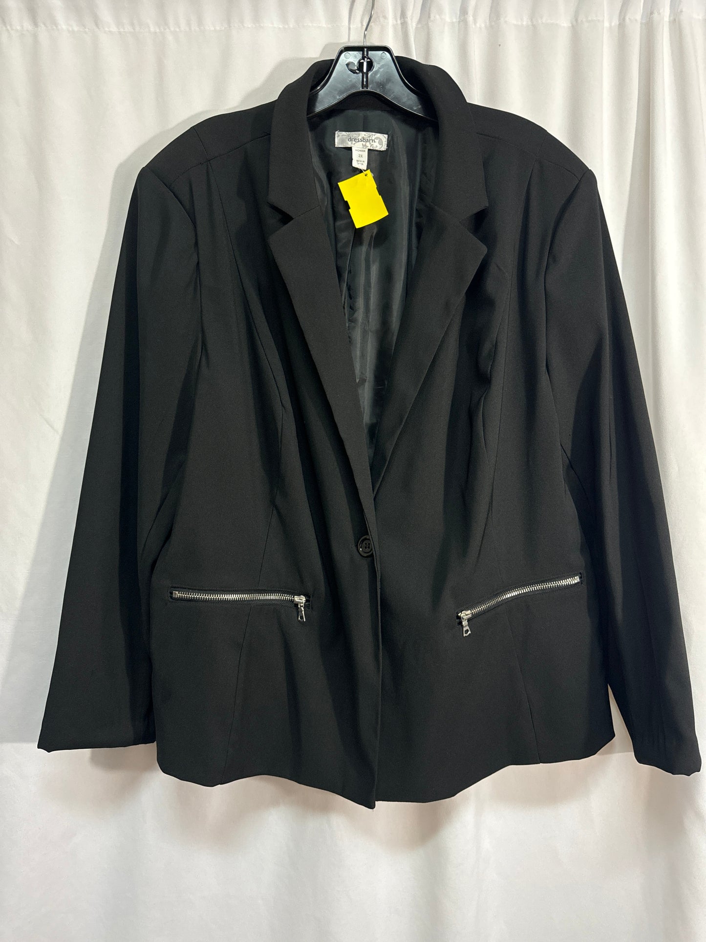 Blazer By Dressbarn In Black, Size: 2x