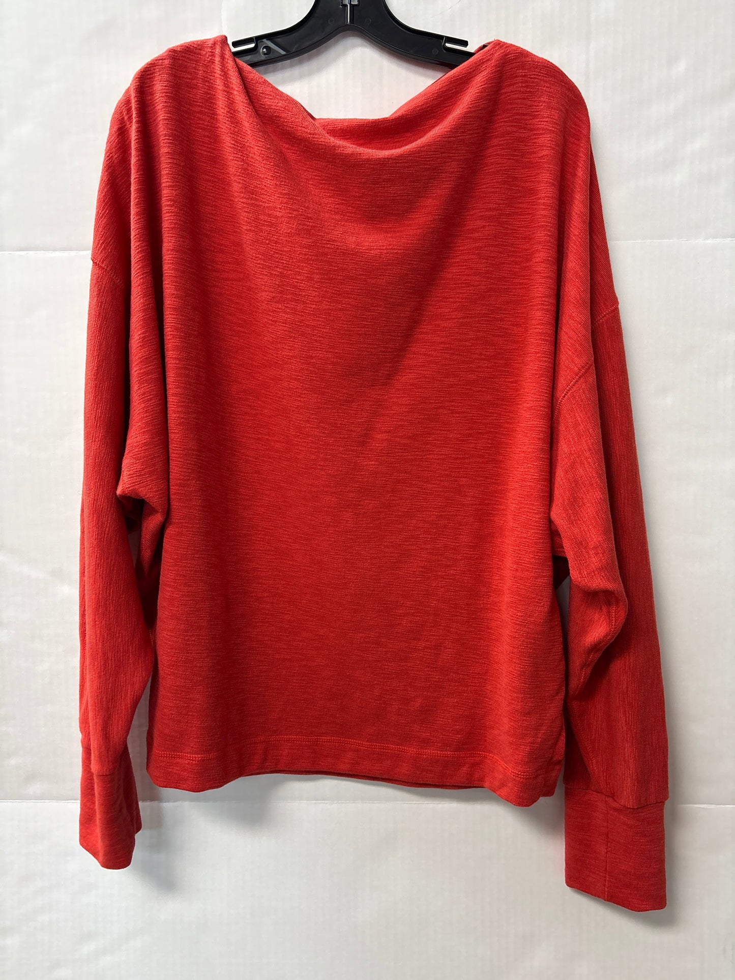 Top Long Sleeve By Easel In Red, Size: L