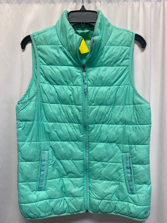 Vest Puffer & Quilted By Xersion In Green, Size: M