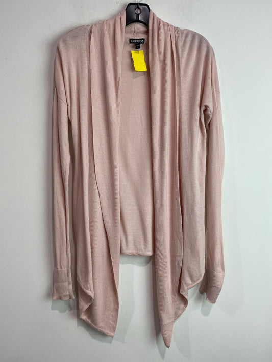 Cardigan By Express In Pink, Size: S