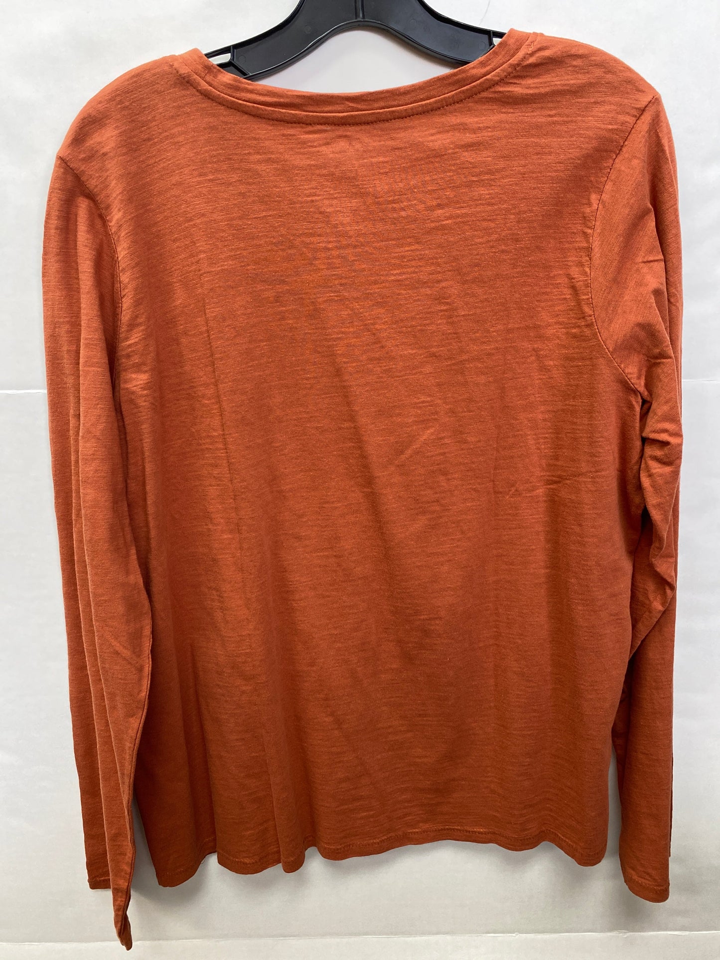 Top Long Sleeve By Sonoma In Brown, Size: Xl