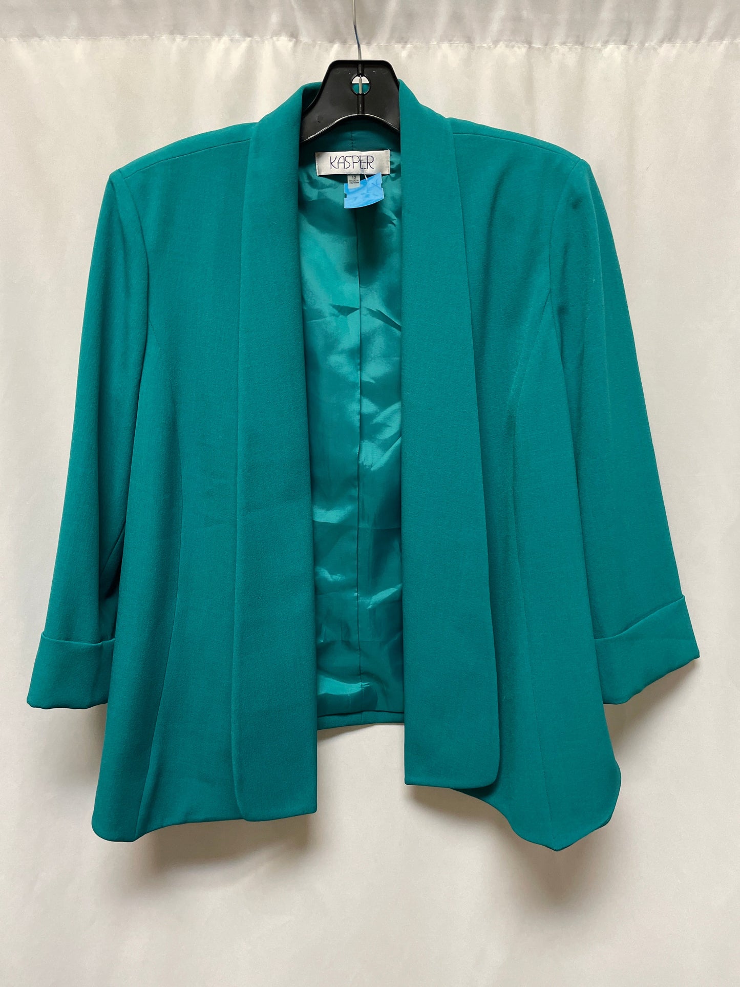 Blazer By Kasper In Teal, Size: L