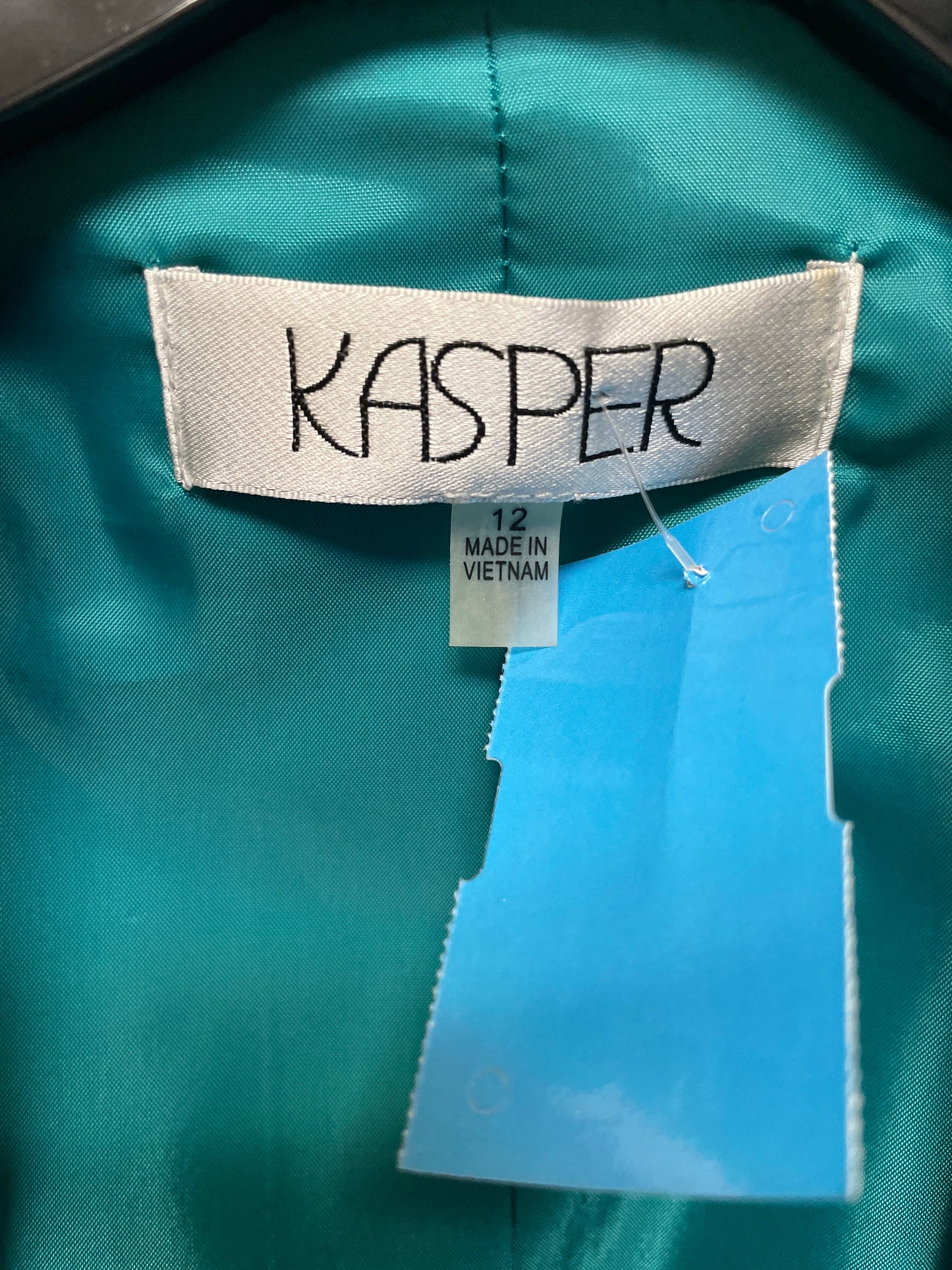 Blazer By Kasper In Teal, Size: L