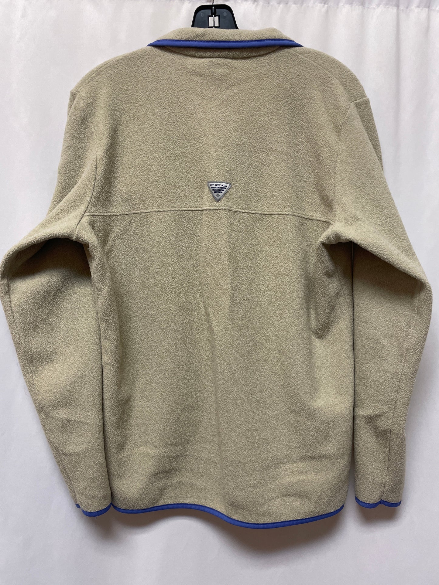 Top Long Sleeve By Columbia In Beige, Size: L