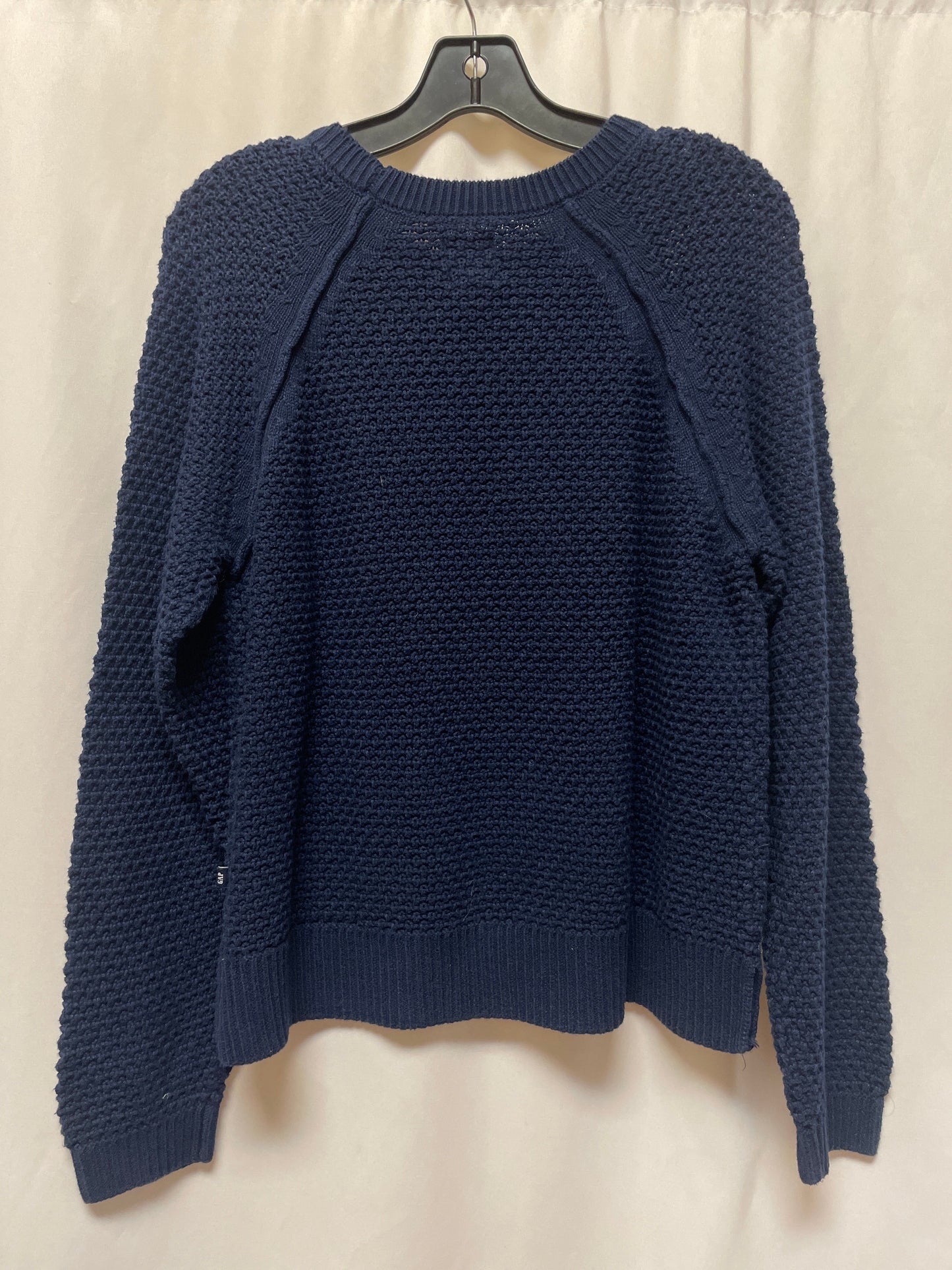 Sweater By Gap In Blue, Size: L