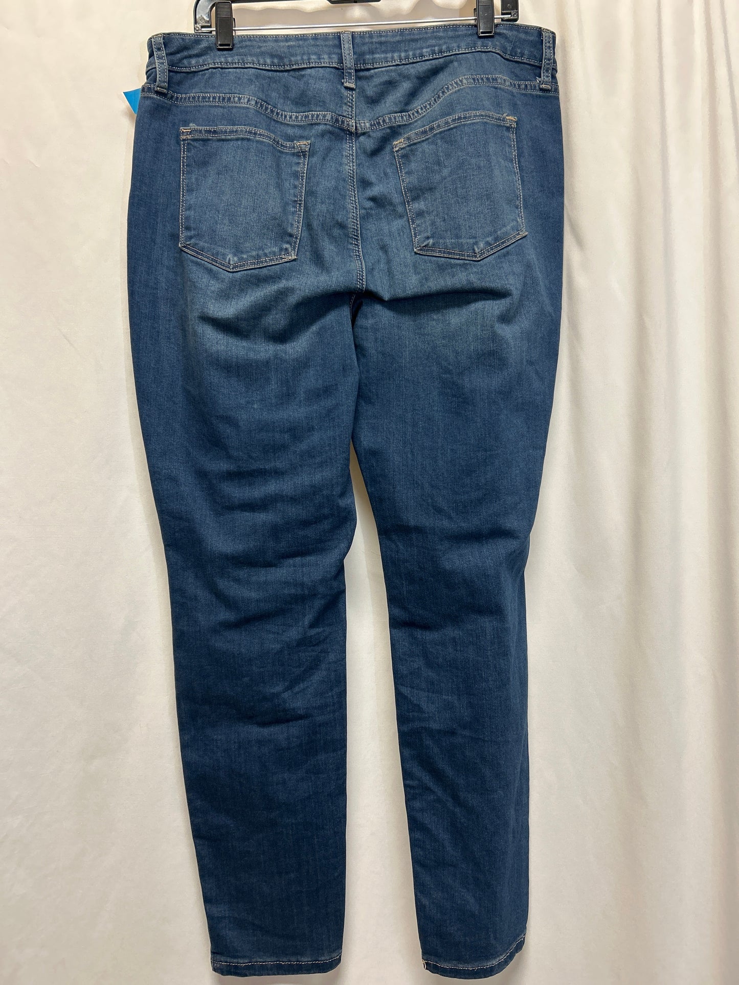 Jeans Skinny By Sonoma In Blue Denim, Size: 16