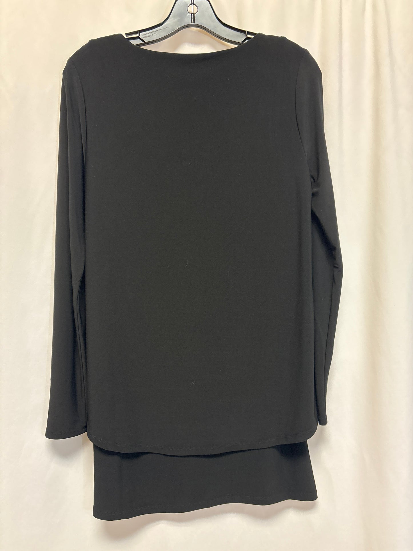 Tunic Long Sleeve By White House Black Market In Black, Size: S