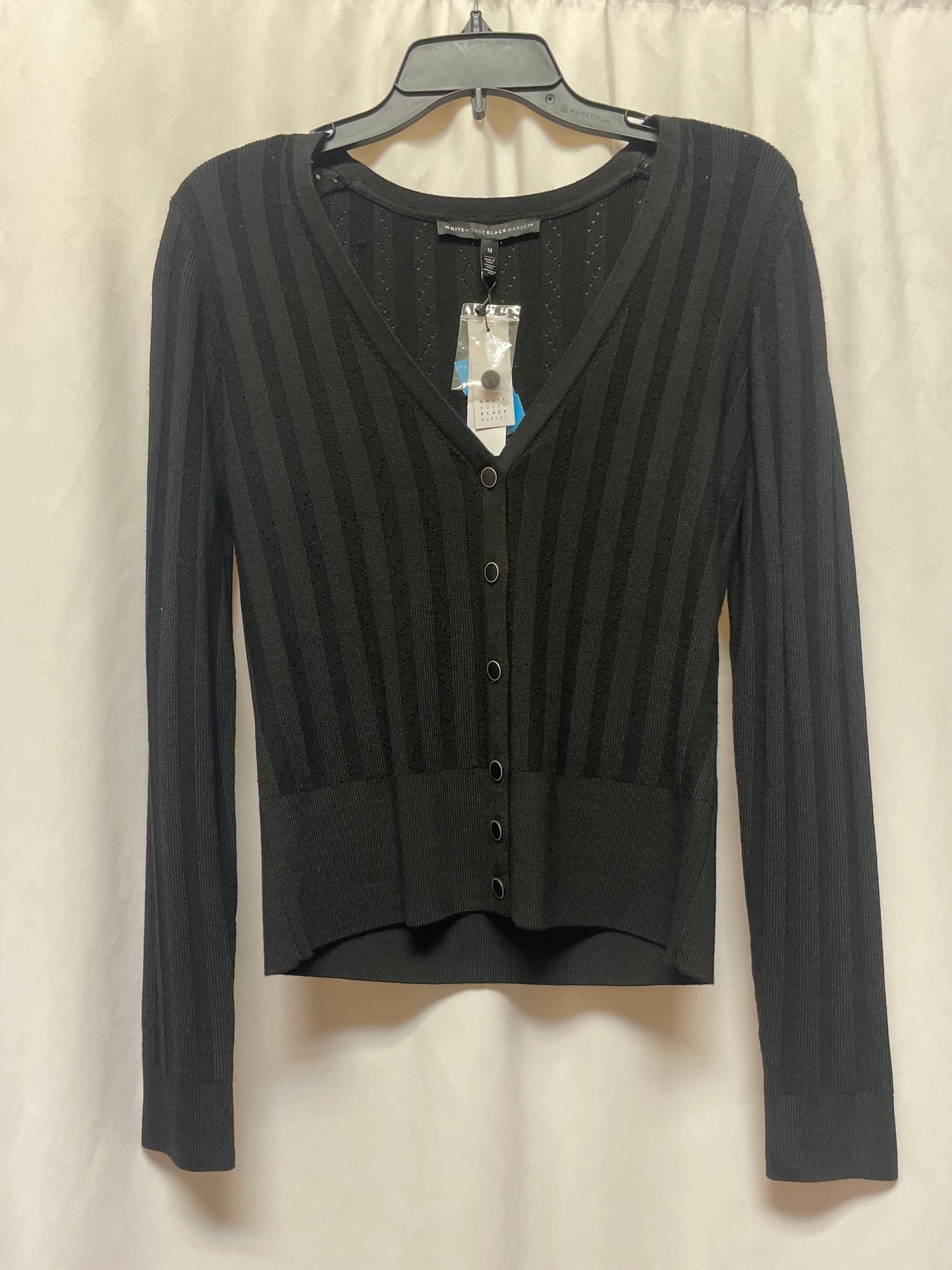 Cardigan By White House Black Market In Black, Size: M