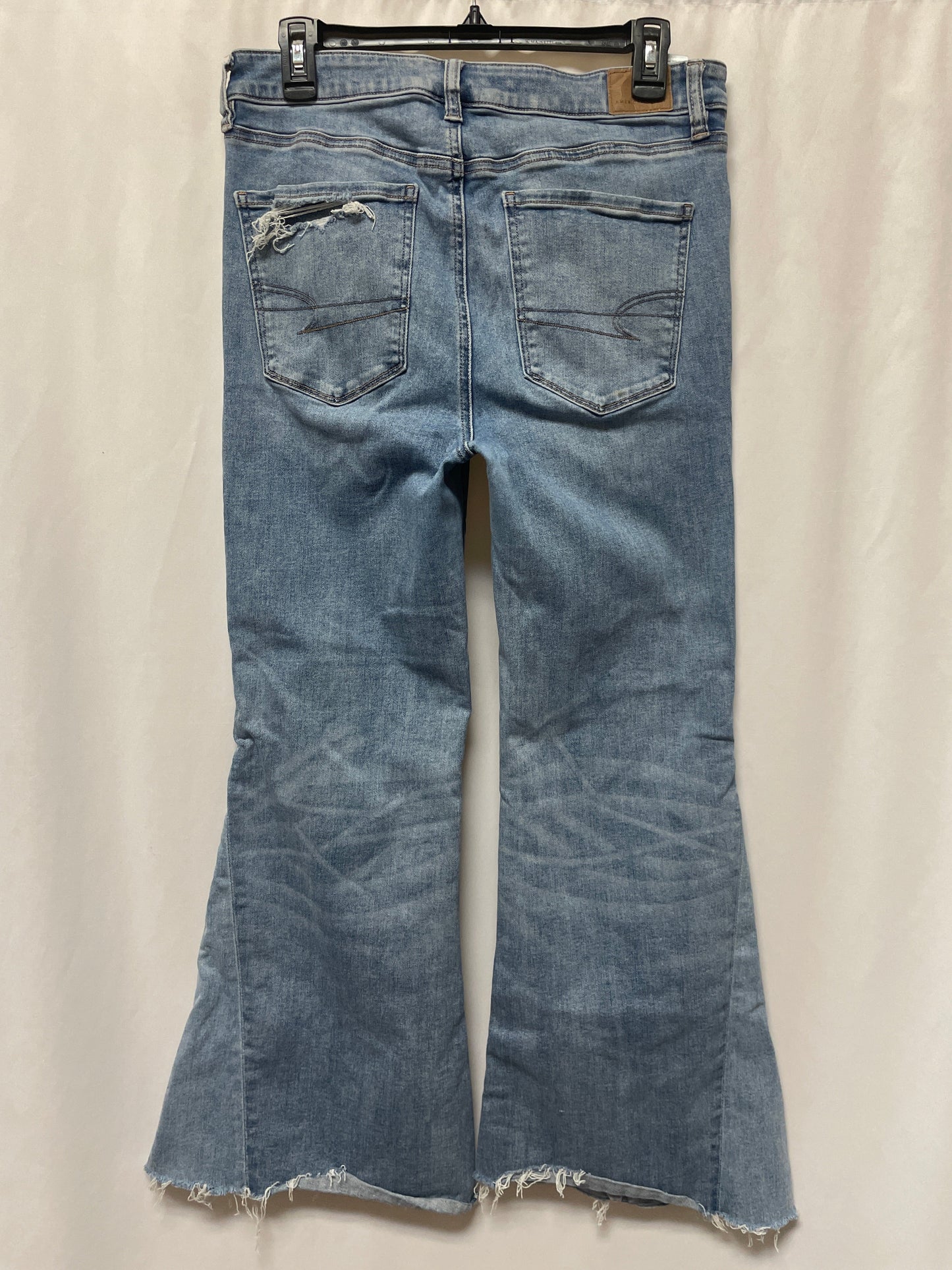 Jeans Boot Cut By American Eagle In Blue Denim, Size: 12