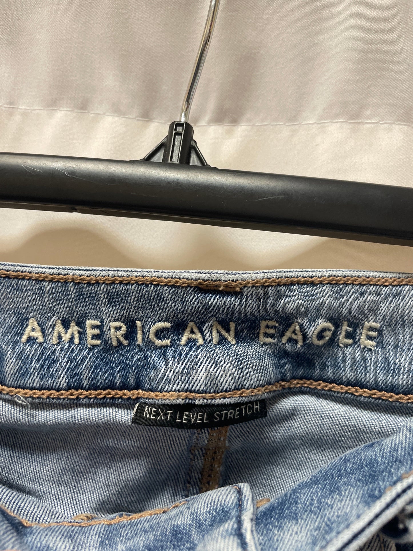 Jeans Boot Cut By American Eagle In Blue Denim, Size: 12